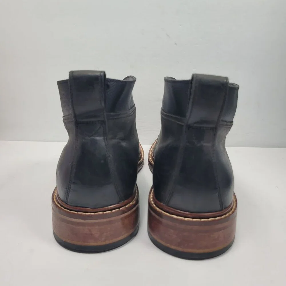 Cole Haan Colton Men's Black & Grey Leather Chukka Boots C20111 US Size 9.5M - Picture 4 of 8